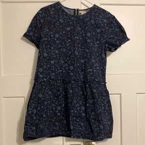 Gap blue printed dress (M)